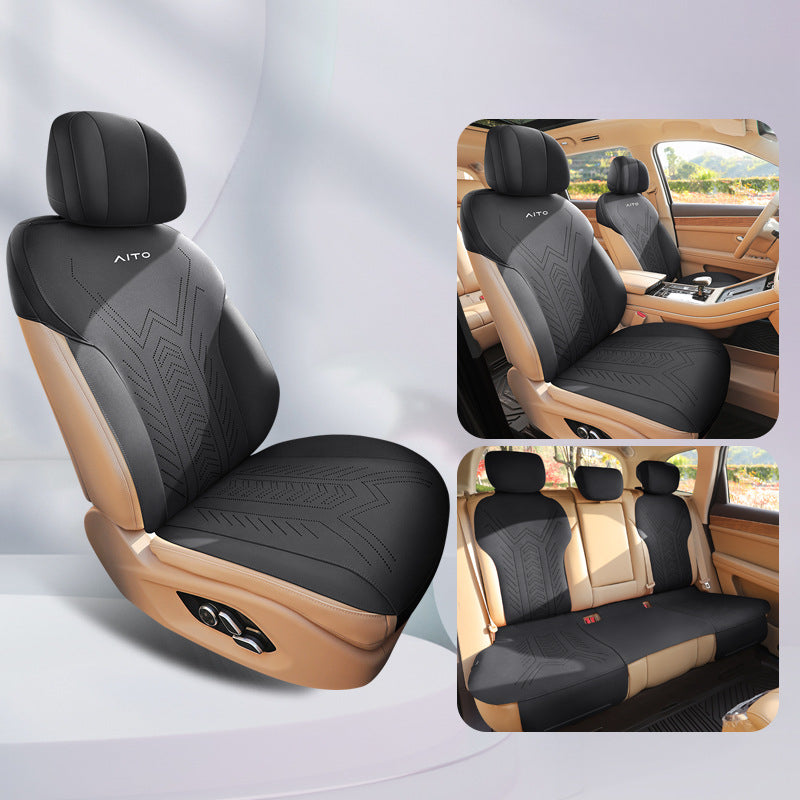 AITO M7 Seat Cushion Suede Half-Cover – Fits 5 & 6 Seats - EVVYO