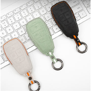 BAIC BJ40E Suede Key Cover – Premium Plush Key Case for Fuel Version
