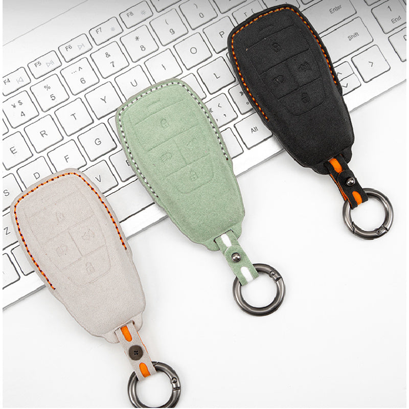 BAIC BJ40E Suede Key Cover – Premium Plush Key Case for Fuel Version