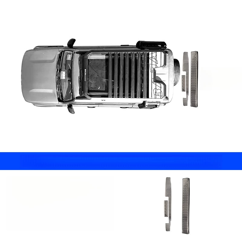 BAIC BJ40E Stainless Steel Door Sill Plates