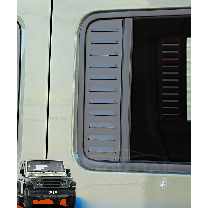 BAW 212 Rear Door Window Trim |   Aluminum Alloy Upgrade