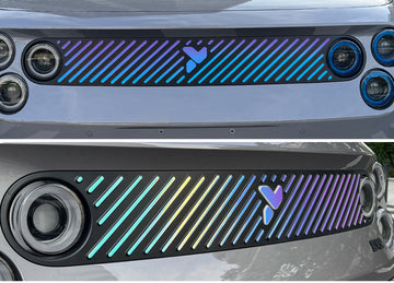 NIO Firefly Laser Sticker – Rainbow Gradient Reflective Vinyl