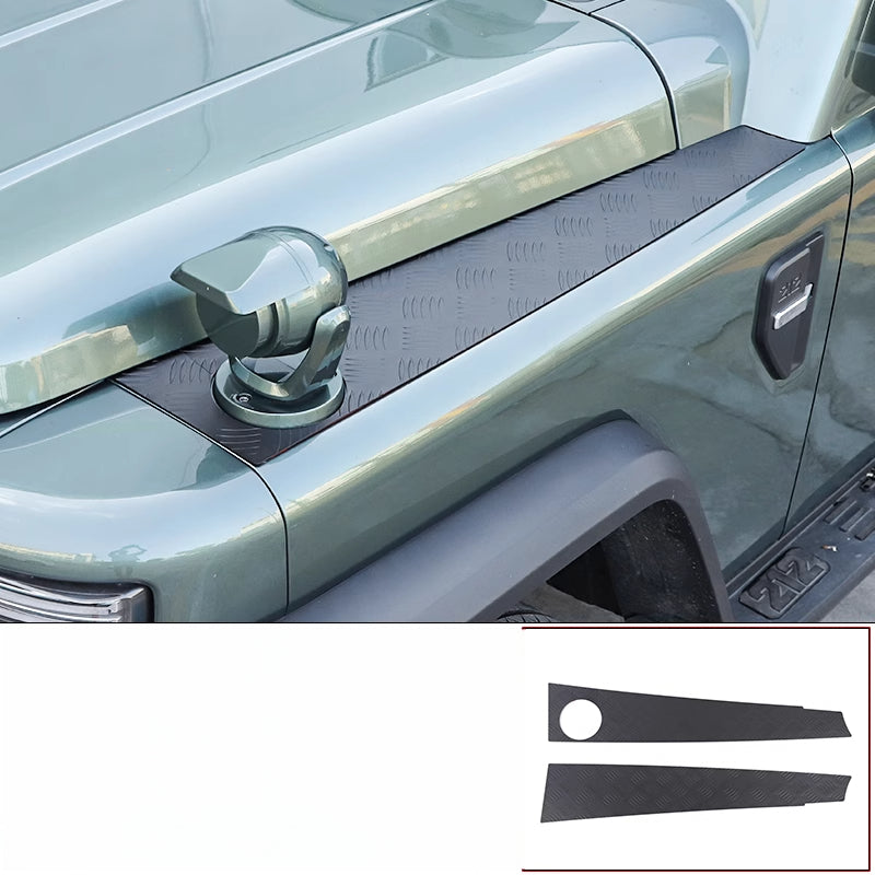 BAW 212 Hood Side Guard Plates |   Aluminum Alloy Off-Road Armor