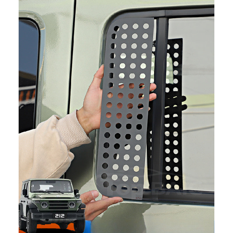 BAW 212 Rear Door Window Trim |   Aluminum Alloy Upgrade