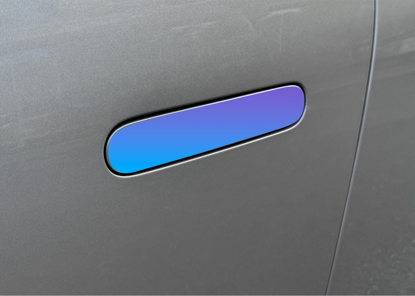 NIO Firefly Laser Sticker – Rainbow Gradient Reflective Vinyl