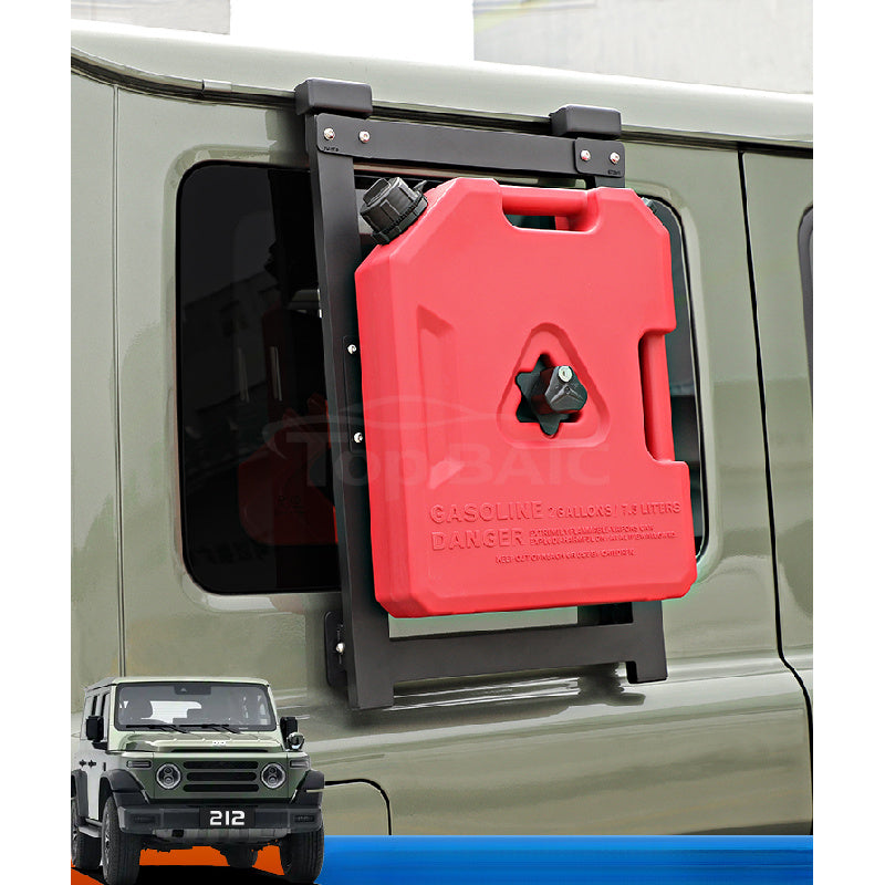 BAW 212 Fuel Can & Water Tank |   Off-Road Side Window Mount