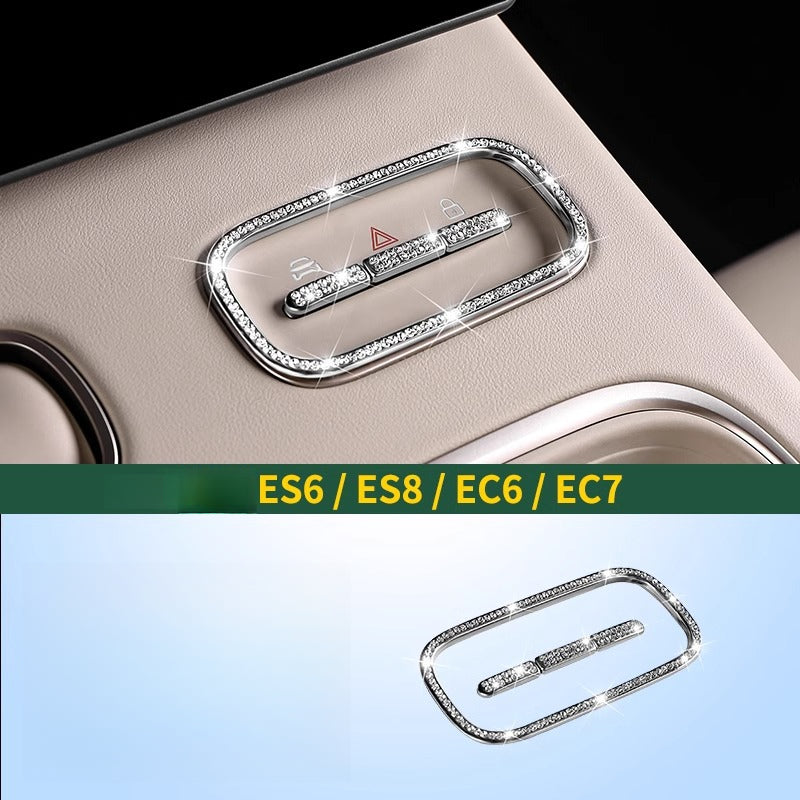 NIO ES6/EC6/ES8/ET5/ES7 Steering Wheel & Gear Shift Rhinestone Decals - EVVYO