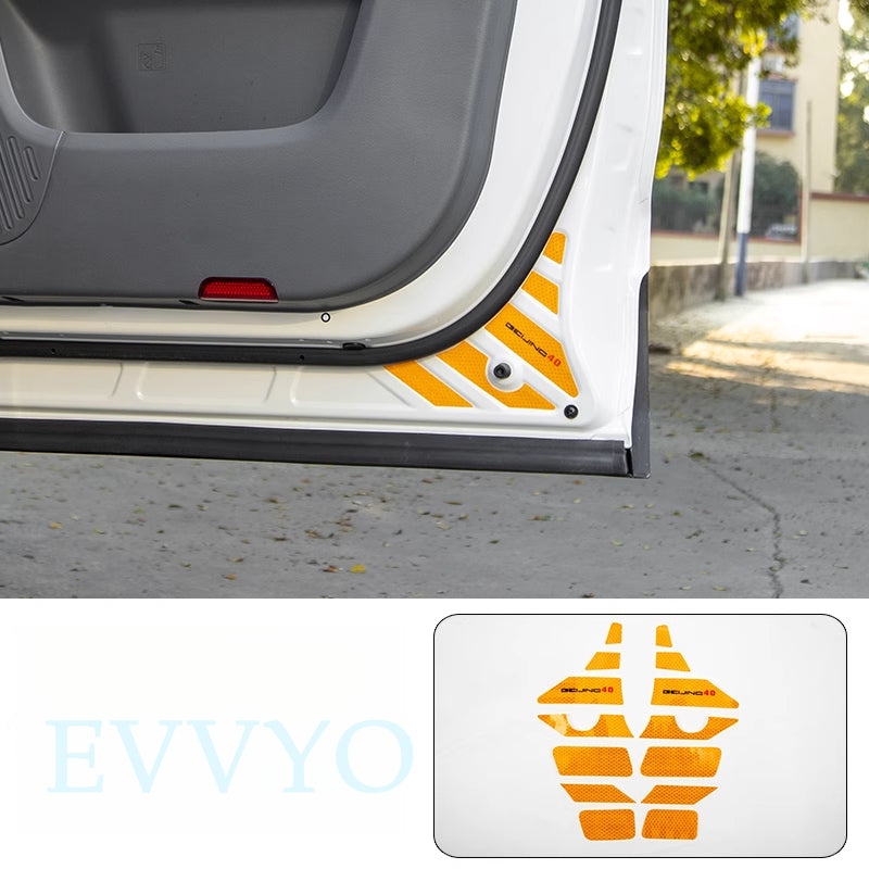 BAIC BJ40E/BJ40C Door Reflective Warning Stickers – Safety & Decoration