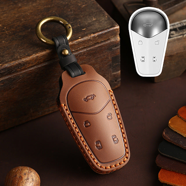 2024 Voyah Dreamer & Passion PHEV Genuine Leather Key Case - EVVYO