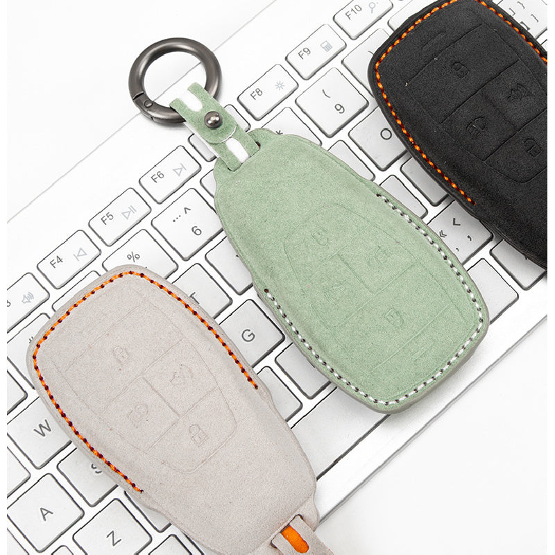 BAIC BJ40E Suede Key Cover – Premium Plush Key Case for Fuel Version