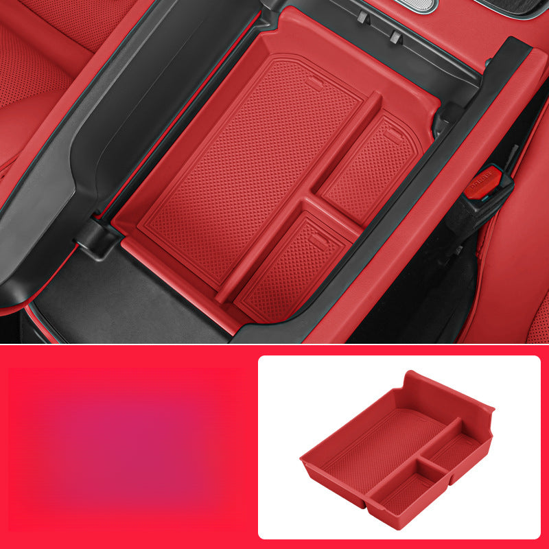 Luxeed S7 Armrest Storage Organizer Box - EVVYO