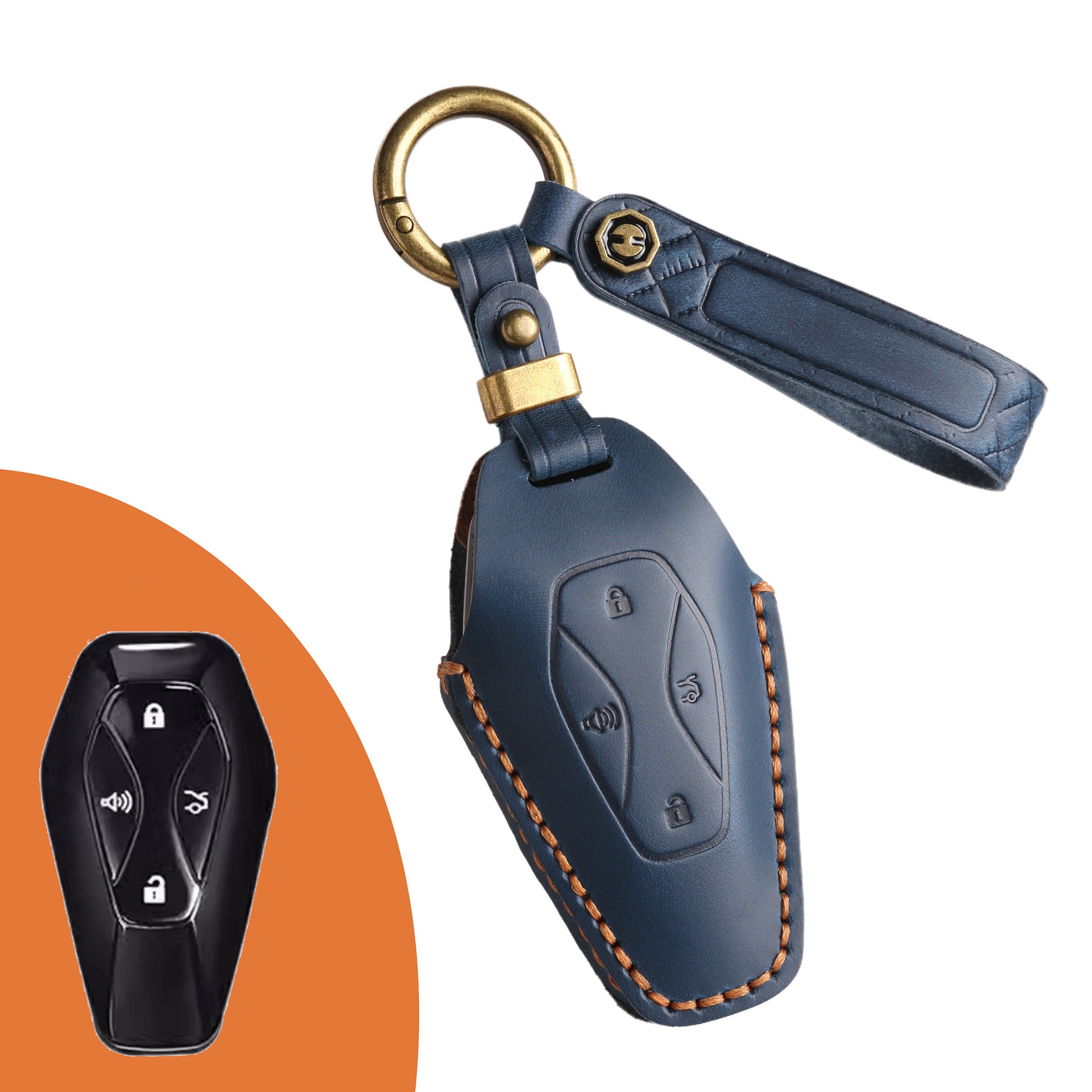 ARCFOX Alpha S/T Genuine Leather Handmade Key Cover - EVVYO