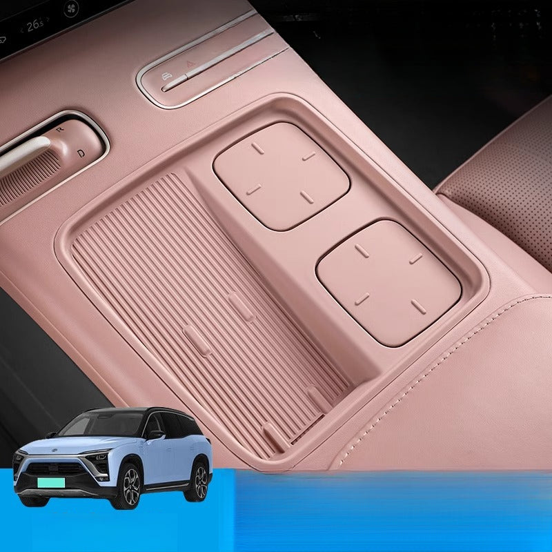 NIO ES8 Wireless Charging Cup Holder Silicone Storage Pad - EVVYO