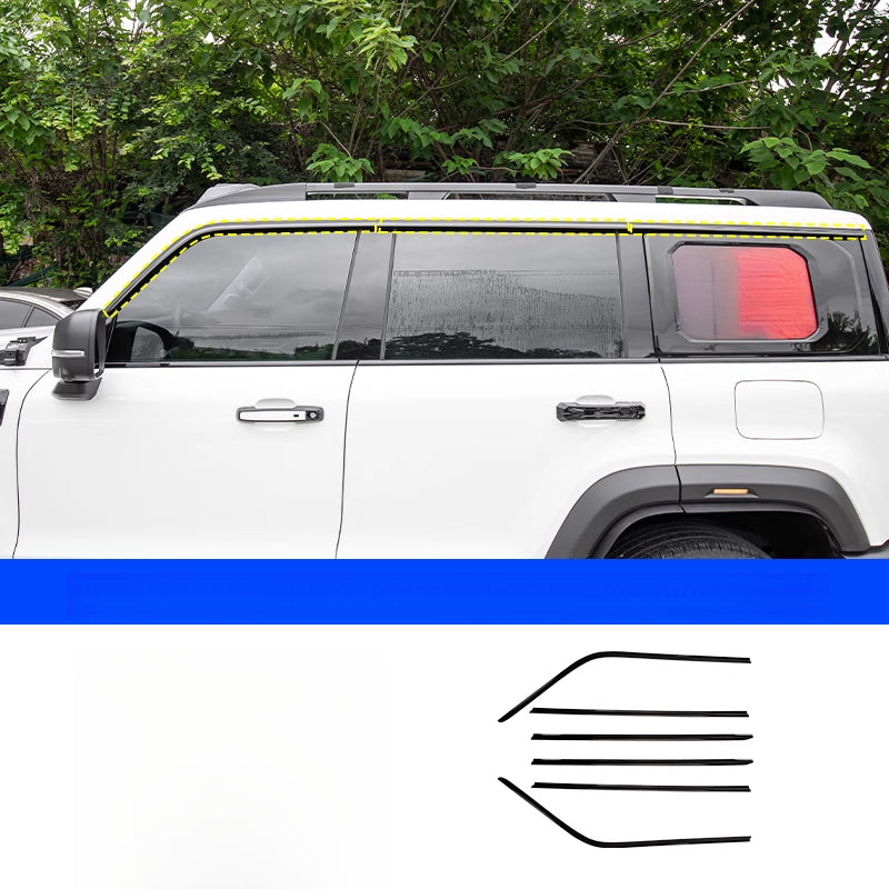 BAIC BJ40E Window Visor Rain Guard – Frameless Design