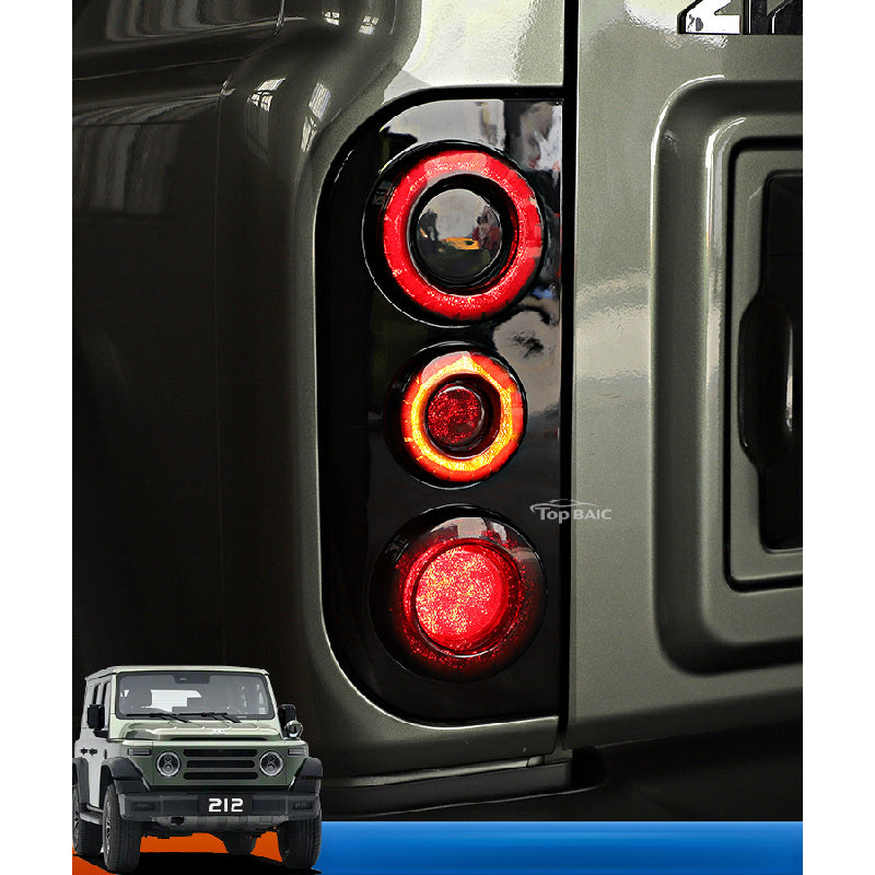 BAW 212 Smoked Tail Light Covers |   Black Warrior Style