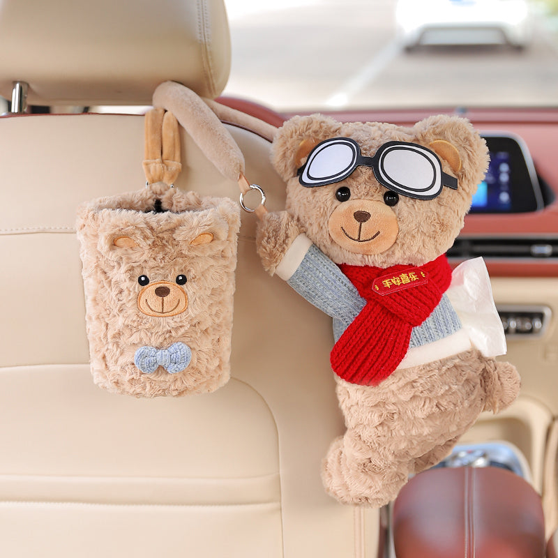 Creative Car Tissue Box – Hanging Cute Cartoon Car Tissue Holder