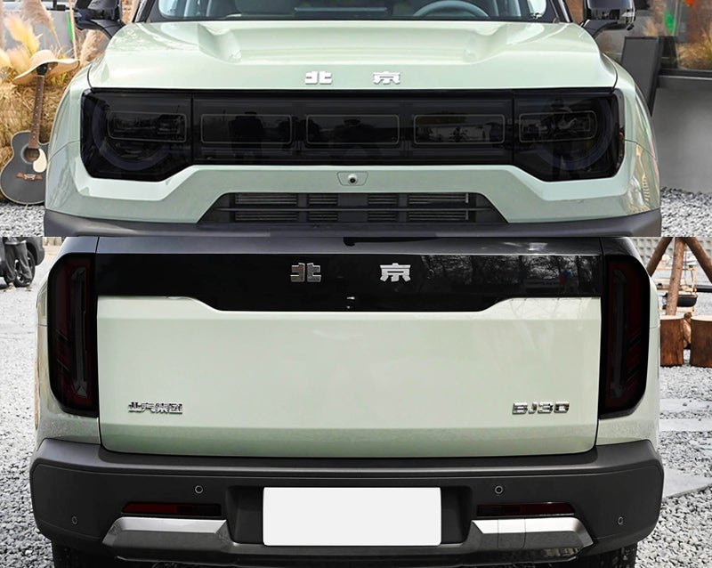 BAIC BJ30 Headlight & Taillight Tint Film – Blackout Decorative Wrap