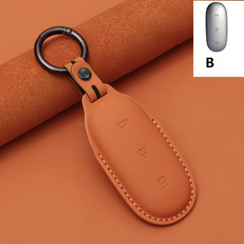 Li auto L9/L8/L7/L6/one key case-genuine leather smart key cover - EVVYO