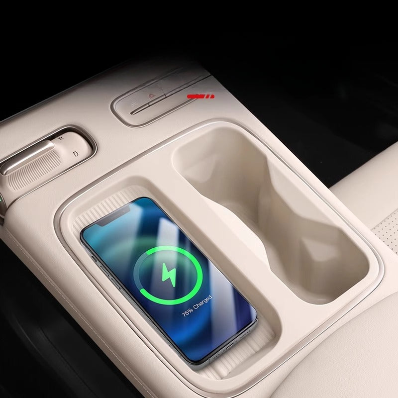NIO ES6 / EC6 Center Console Cup Holder Wireless Charging Silicone Mat - EVVYO