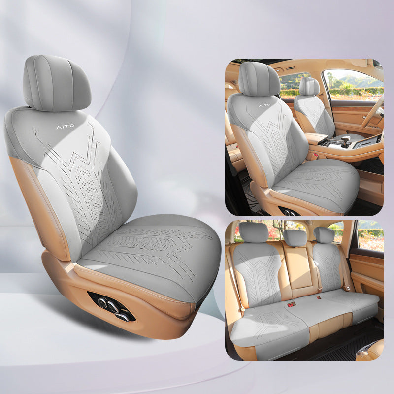 AITO M7 Seat Cushion Suede Half-Cover – Fits 5 & 6 Seats - EVVYO