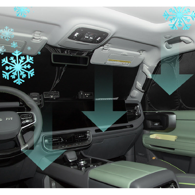BAIC BJ40 Sunshade Set – Full Car Window Heat Insulation & UV Protection