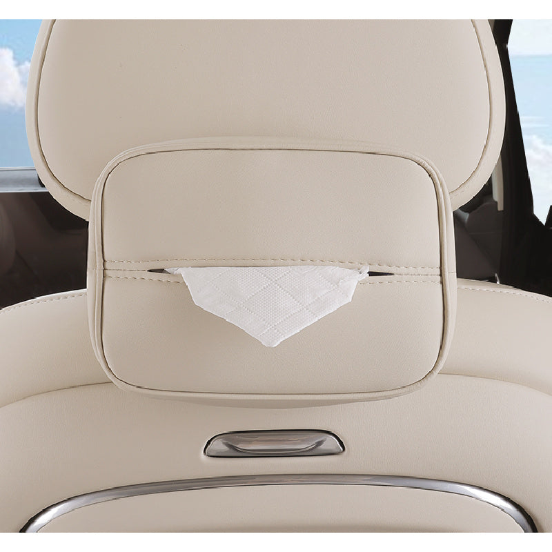 Voyah Dreamer Car Tissue Holder – Hanging Leather Pouch