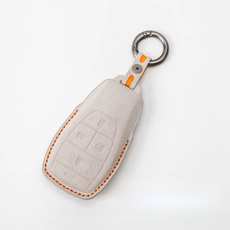 BAIC BJ40E Suede Key Cover – Premium Plush Key Case for Fuel Version
