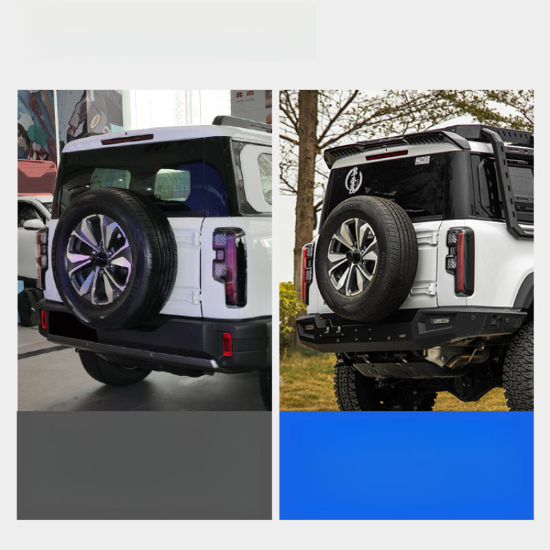 BAIC BJ40E Sport Rear Spoiler – MC Chitu Design, No Drilling