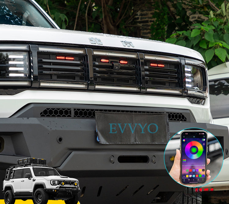 BJ40E LED Grille Yellow Lights – Waterproof High-Brightness Daytime Running Lamps