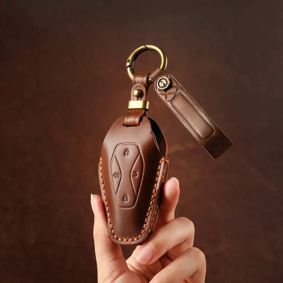 ARCFOX Alpha S/T Genuine Leather Handmade Key Cover - EVVYO