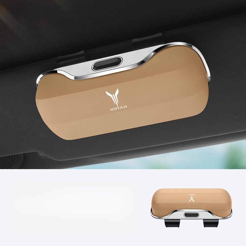 Voyah Car Sunglasses Holder |   Sun Visor Glasses Case with One-Touch Open