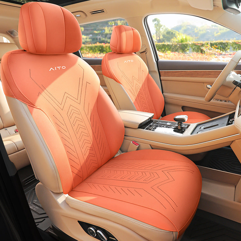 AITO M7 Seat Cushion Suede Half-Cover – Fits 5 & 6 Seats - EVVYO