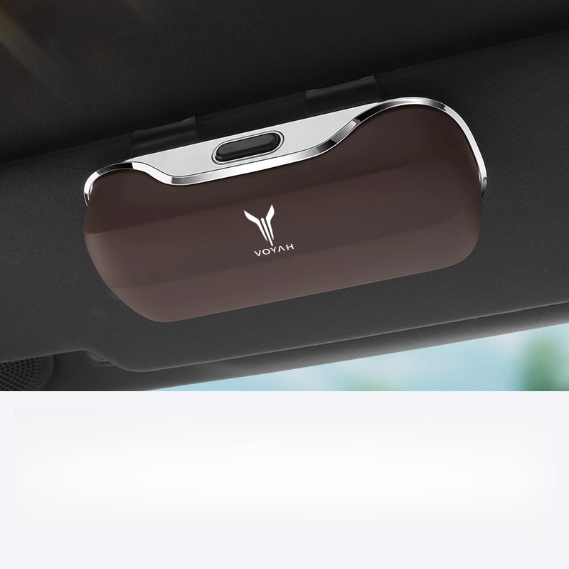 Voyah Car Sunglasses Holder |   Sun Visor Glasses Case with One-Touch Open