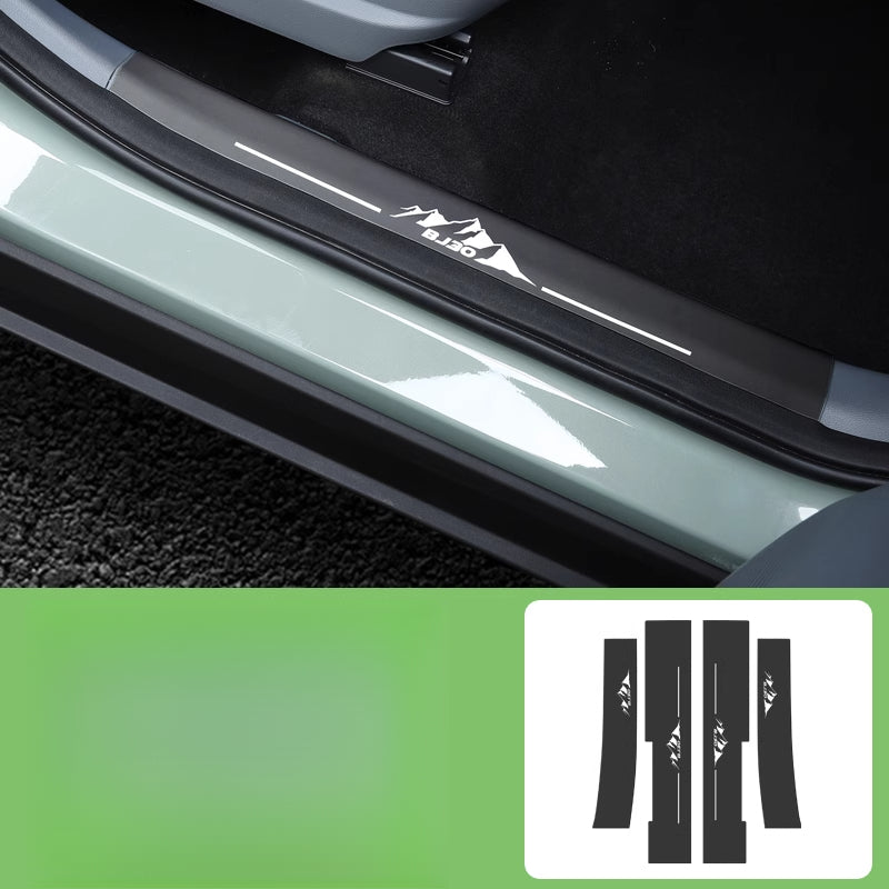 BAIC BJ30 Door Sill Protector – Welcome Pedal Cover Trim Anti-Scratch