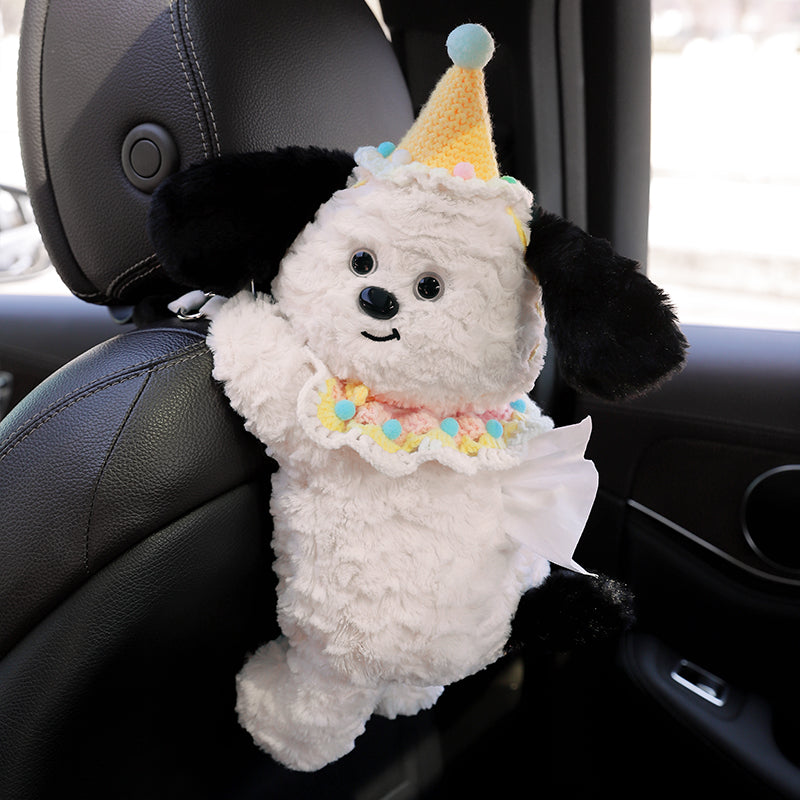 Creative Car Tissue Box – Hanging Cute Cartoon Car Tissue Holder