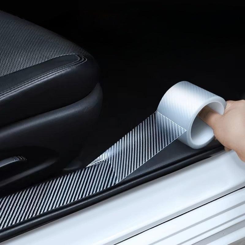 Carbon Fiber Nano Door Sill Strip – Universal Car Protection - EVVYO