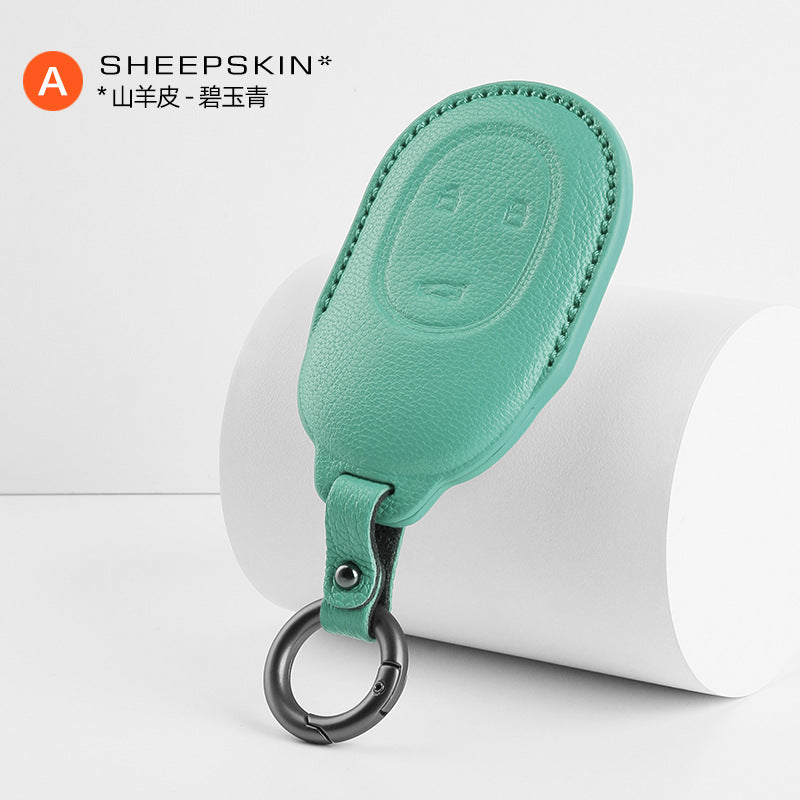 NIO Goat Leather Key Fob Cover - EVVYO