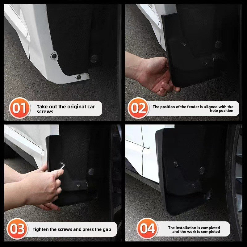 NETA X Mud Flaps – Custom Soft Rubber Splash Guards - EVVYO