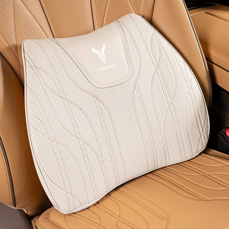 Voyah FREE & Dreamer Leather Headrest and Lumbar Support Cushions - EVVYO