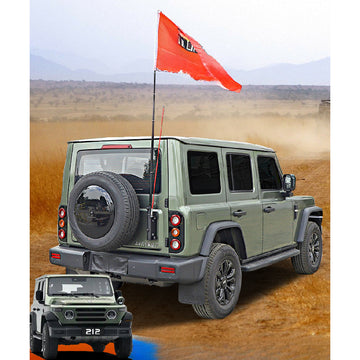 BAW 212 Tailgate Flagpole & Antenna Bracket |   Dual-Function Upgrade