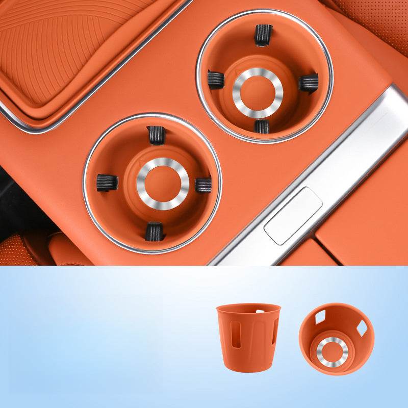 Li Auto L6–L9/MEGA Silicone Cup Holder Mat & Tray - EVVYO