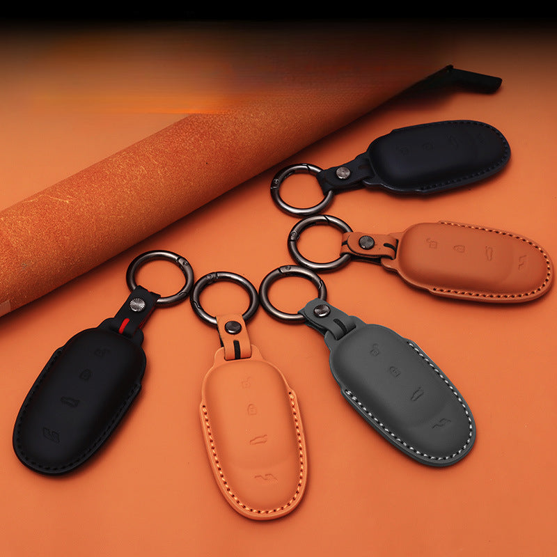 Li auto L9/L8/L7/L6/one key case-genuine leather smart key cover - EVVYO
