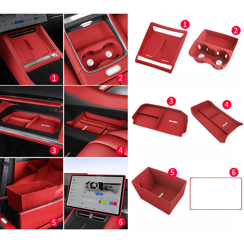 Luxeed S7 Armrest Storage Silicone Organizer - EVVYO