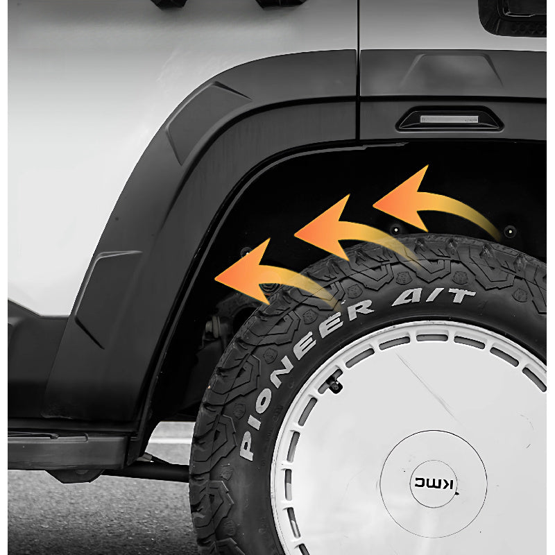 BAIC BJ40E Inner Fender & Door Mudguards – Thickened, Wide Protection