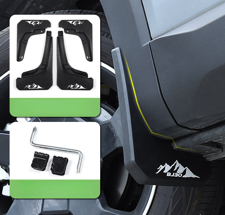 BAIC BJ30 / BJ30e Mud Flaps – Wheel Fender Protective Kit