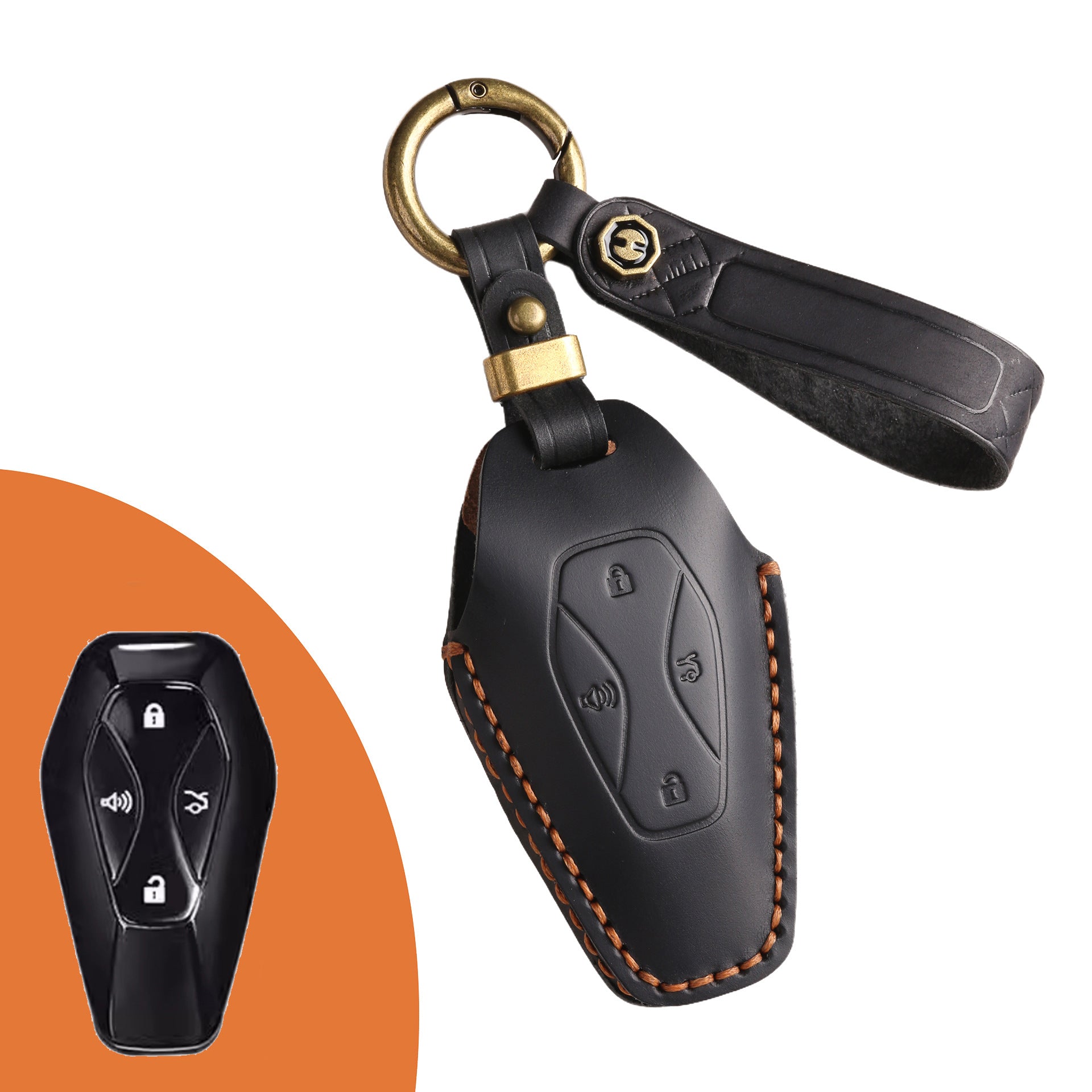 ARCFOX Alpha S/T Genuine Leather Handmade Key Cover - EVVYO