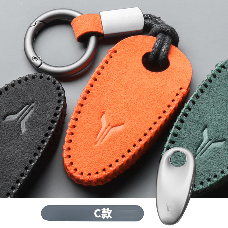 2023 Voyah Dreamer Pursuit Suede Leather Key Case - EVVYO