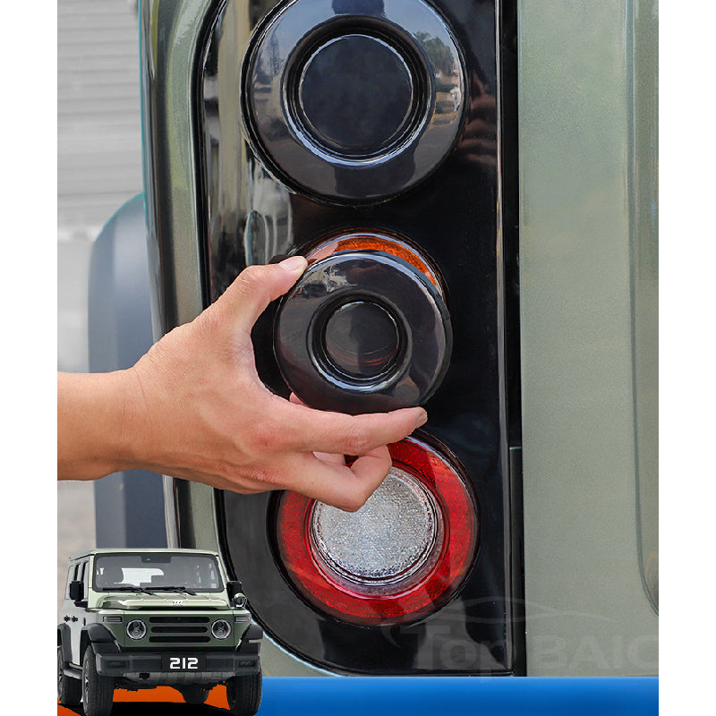 BAW 212 Black Warrior Headlight Covers |   Smoked Protective Trim