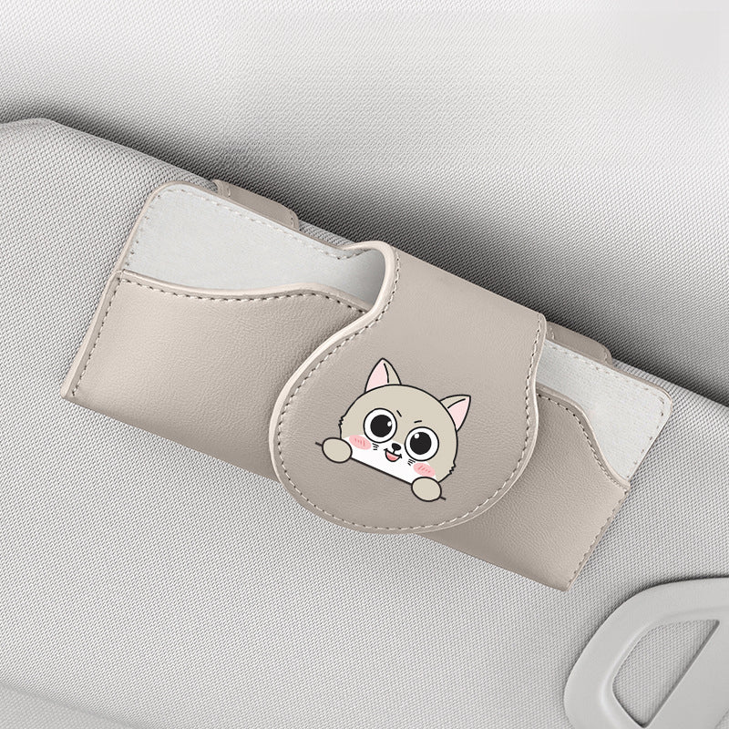 Voyah Car Leather Glasses Case - EVVYO