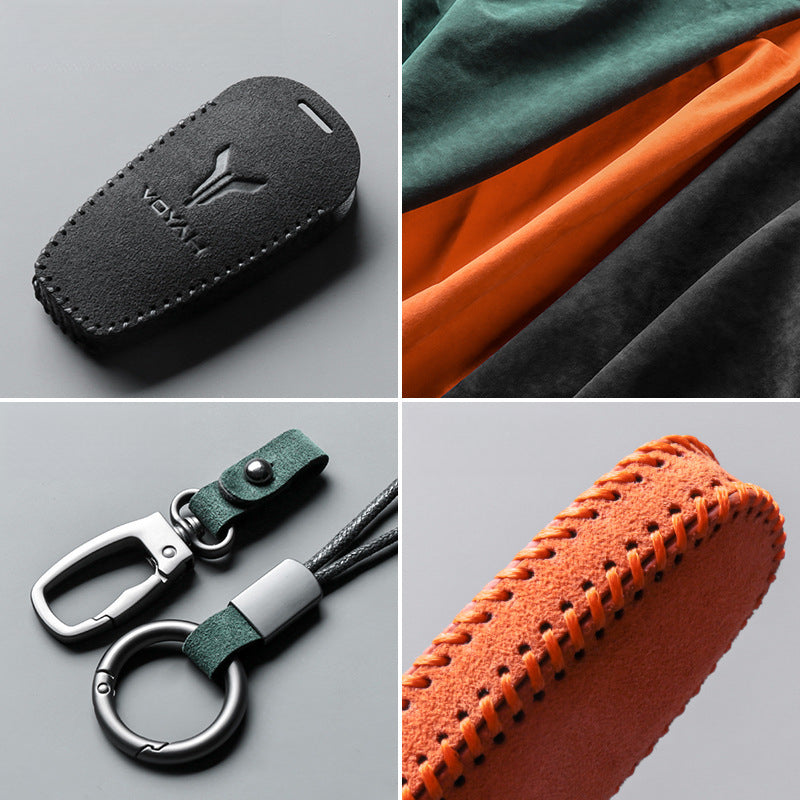 2023 Voyah Dreamer Pursuit Suede Leather Key Case - EVVYO